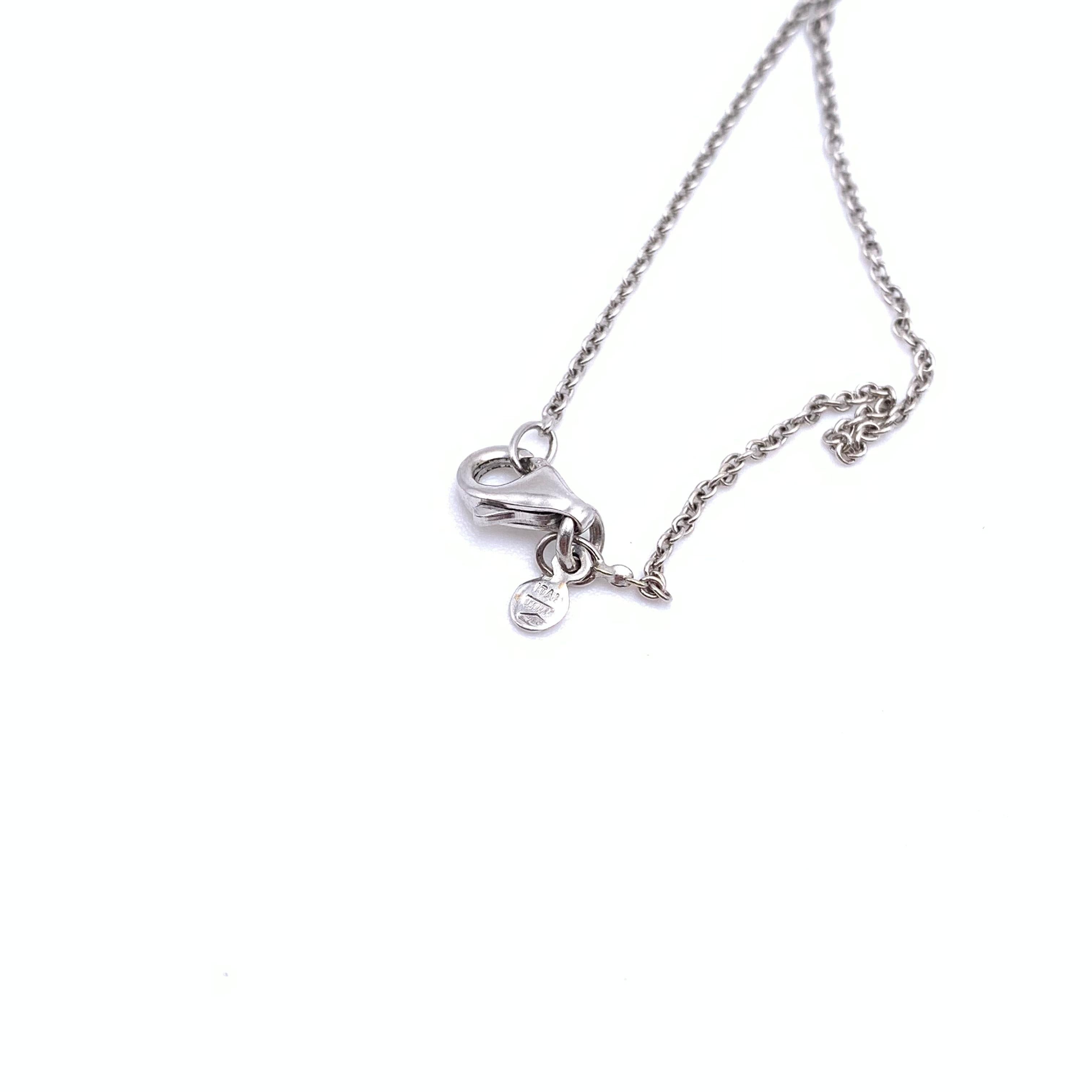 18KT Florentine Engraved Diamond Lattice Pendant with Chain 1