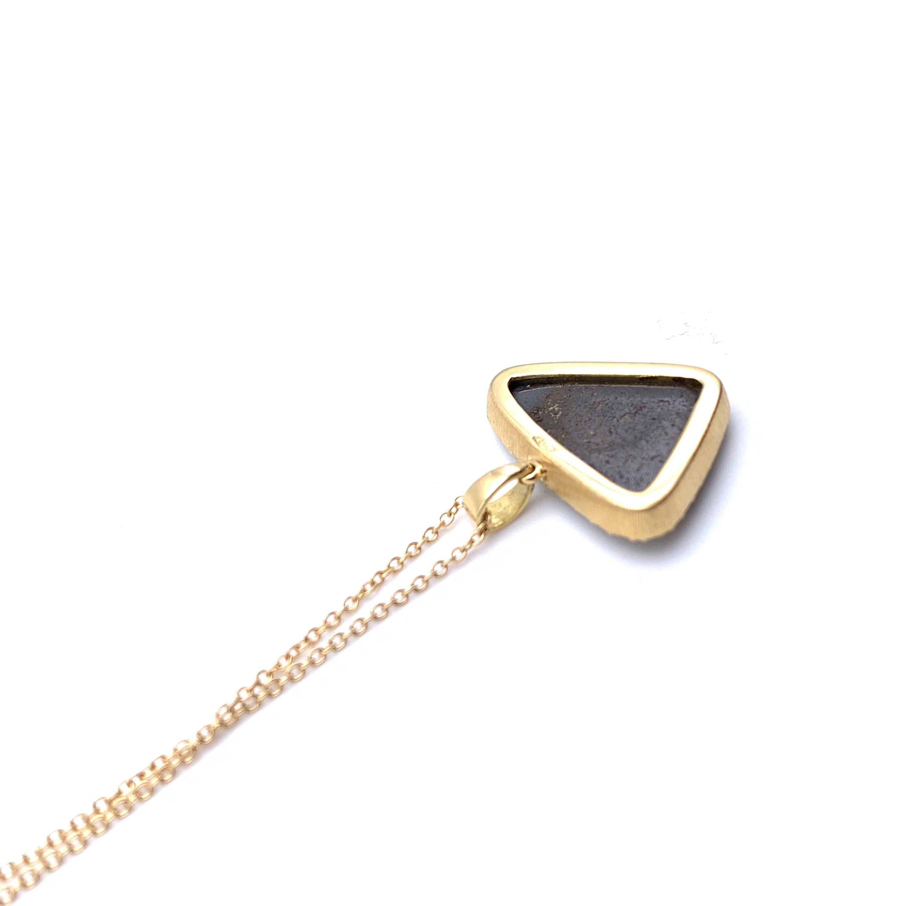 Neoclassical 18KT Florentine Engraved Opal and Diamond Halo Necklace For Sale