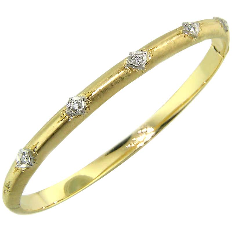 Diamond, Gold and Antique Bangles - 2,947 For Sale at 1stdibs - Page 17