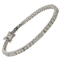 18KT Gold and Diamond Tennis Bracelet