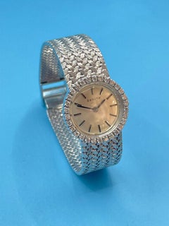18kt Gold and Natural Diamonds "Zenith" Women's Watch, Manual Winding, 1970s
