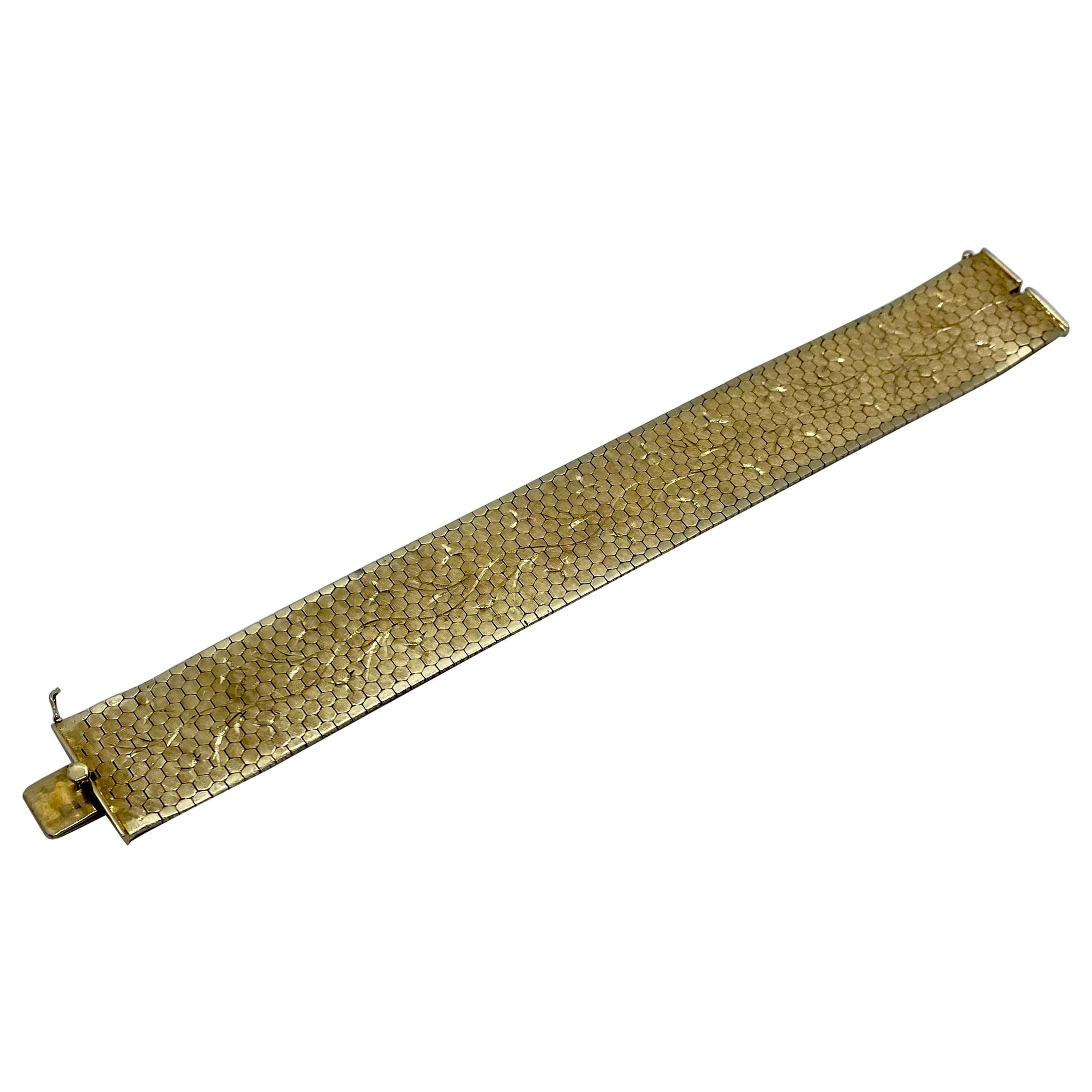 18kt Gold Band Bracelet