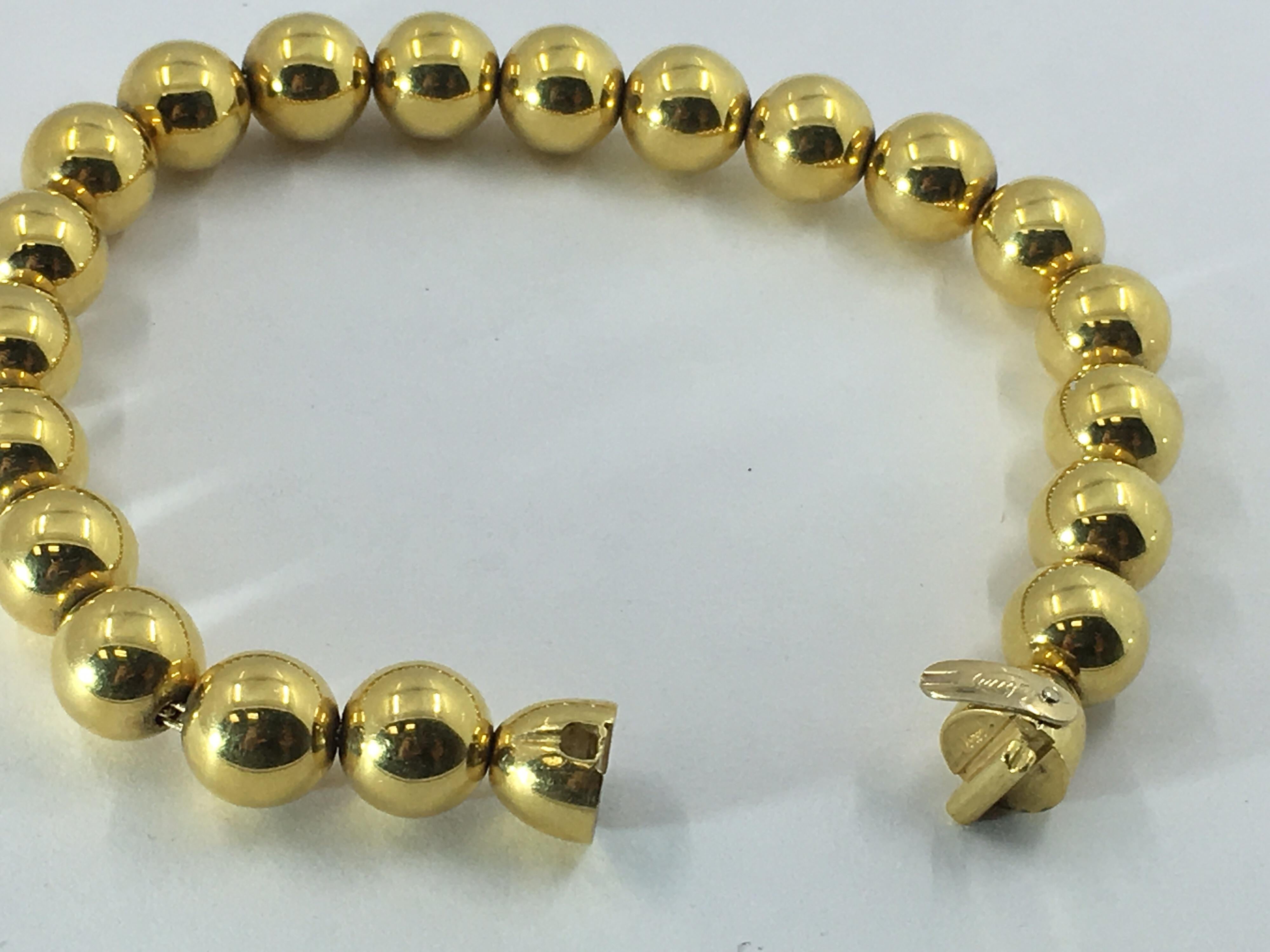 18 Karat Gold Bracelet In New Condition In Wilmington, DE