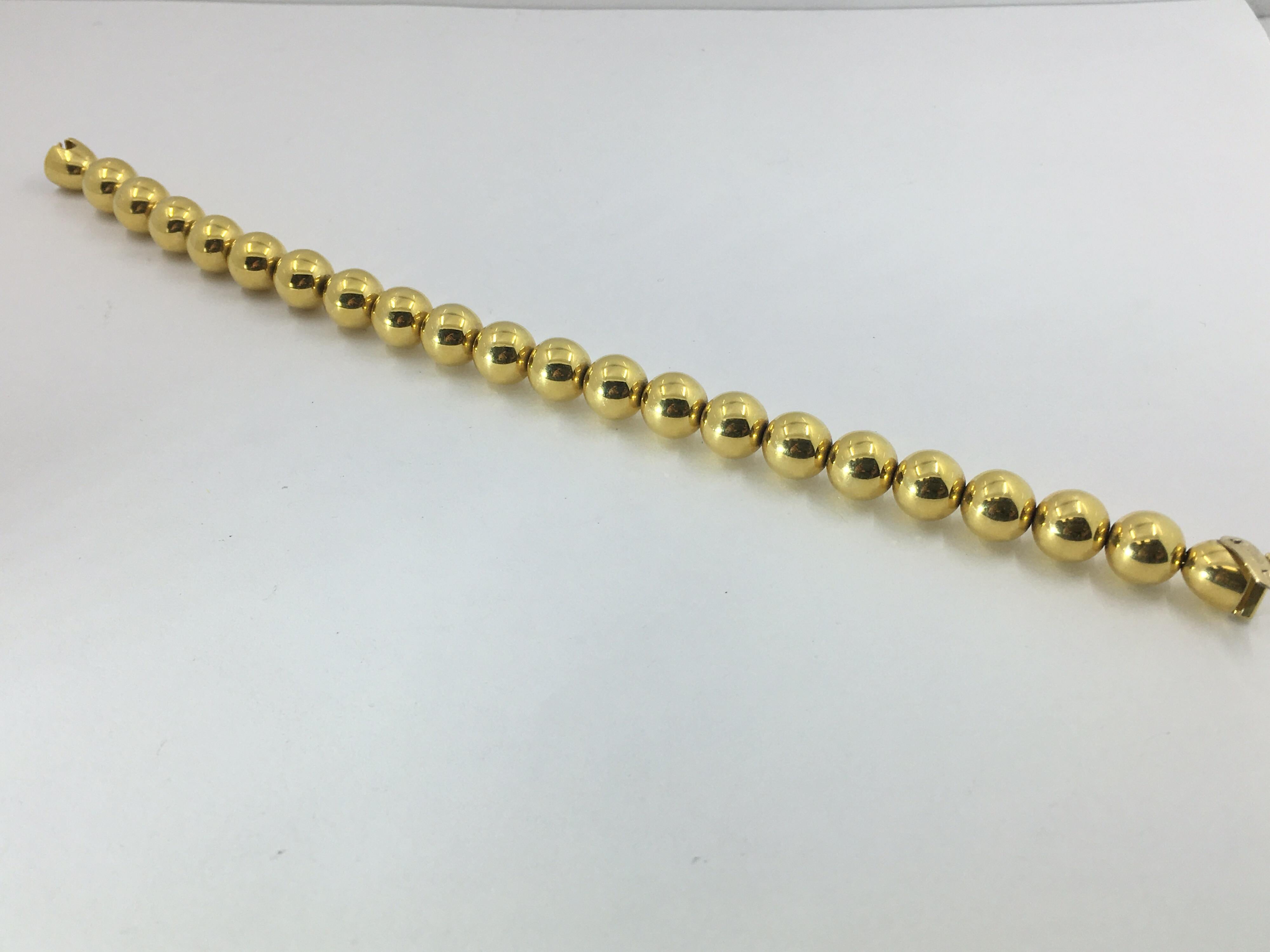 Women's or Men's 18 Karat Gold Bracelet