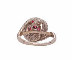 18Kt Gold Burma Pigeon Blood Quality Ruby No Heat 2, 08 Ct GRS Certified Ring