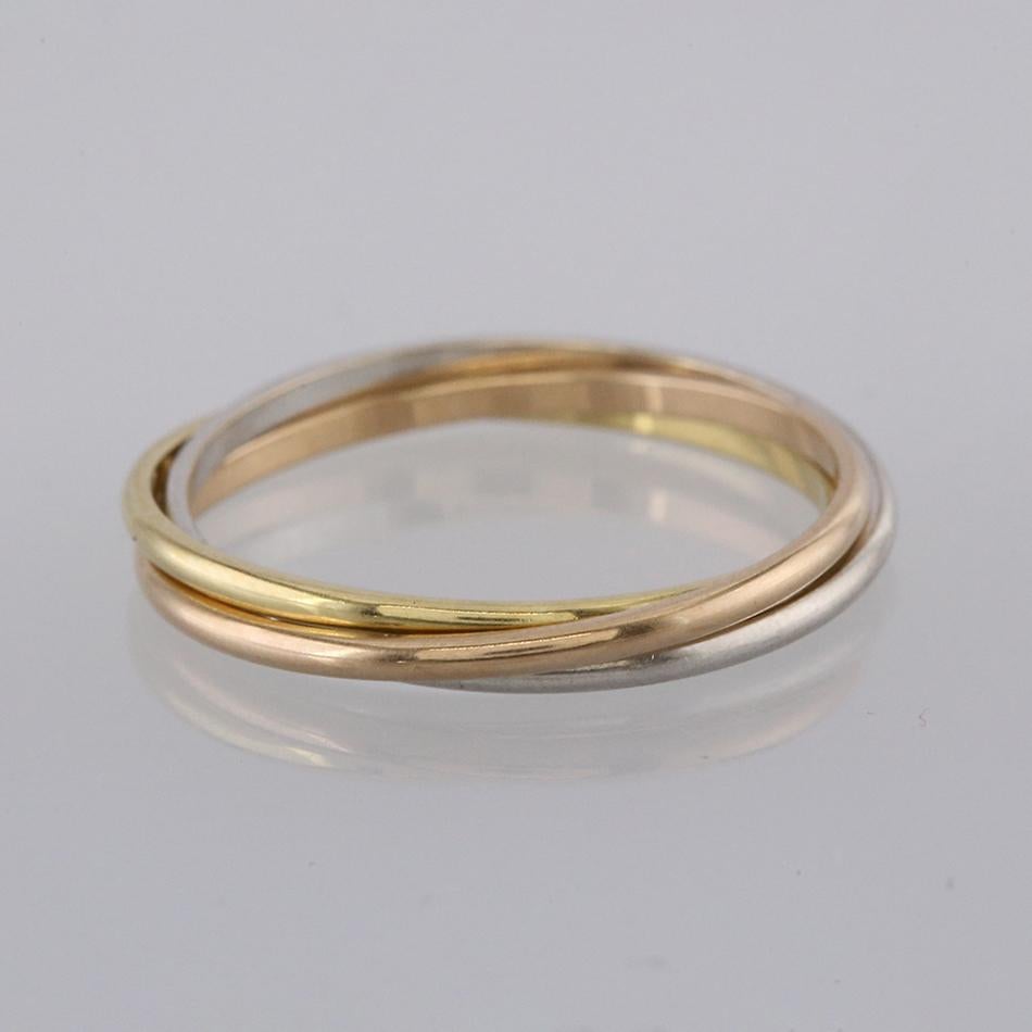 Contemporary 18 Karat Gold Cartier Trinity Ring