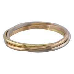 18 Karat Gold Cartier Trinity Ring