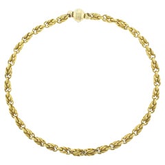 Vintage 18kt Gold Chain Link Necklace