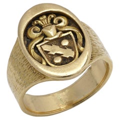 Bague chevalière en or 18kt