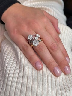 Natural Diamonds 1.00 Carat 18 Karat White Gold Classic Engagement Ring