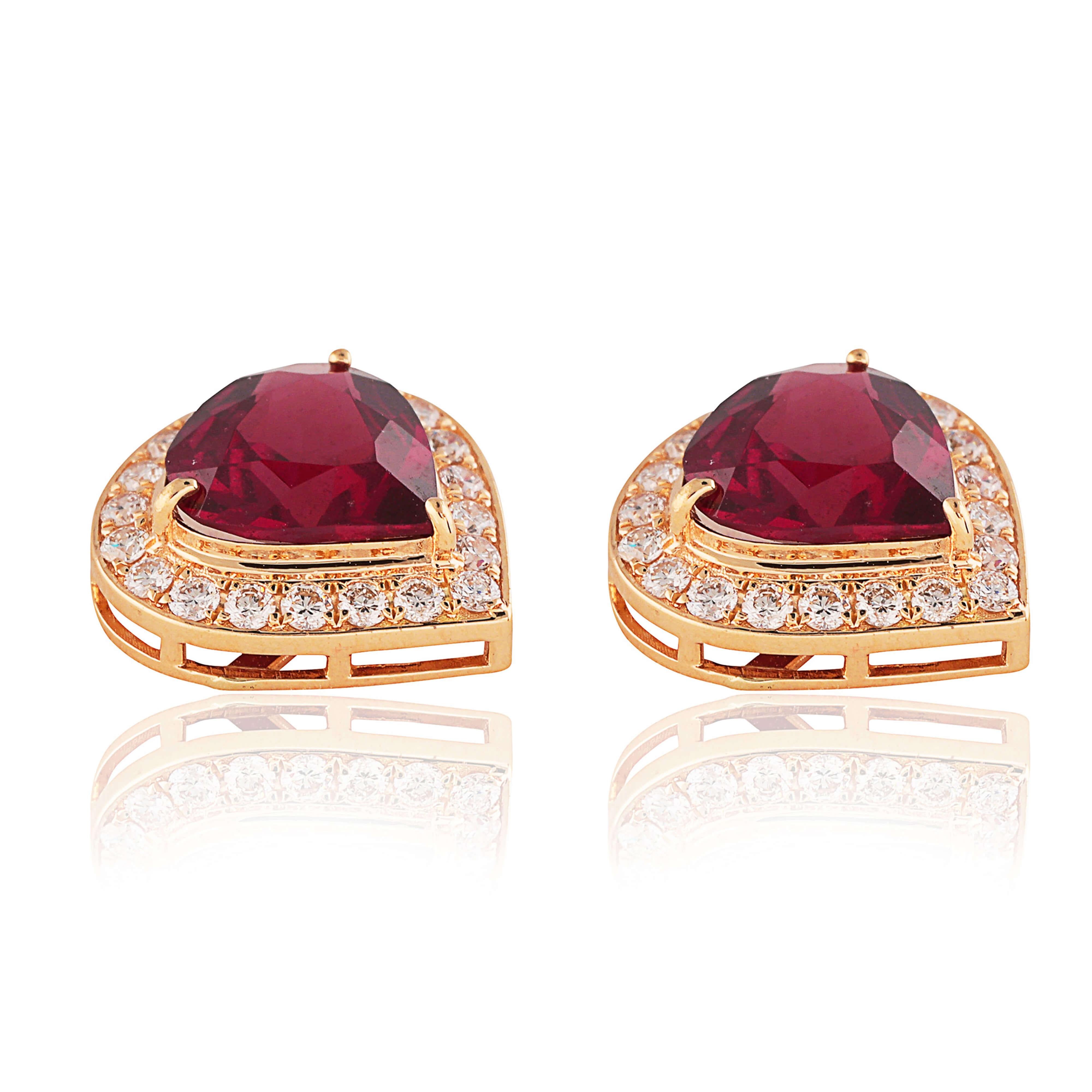 A forever piece of jewellery. A classic, an heirloom. A great (‘can’t go wrong) gift!

Set on 18kt gold with consciously sourced round cut brilliant diamonds and high garnets.

3.852 grams 18kt gold; 0.62 carat round brilliant cut diamonds; 5.12