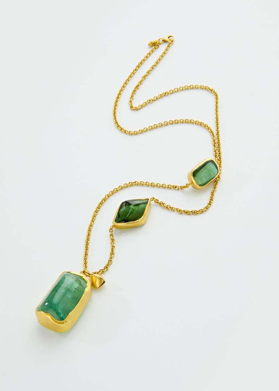 A New Day is a collection dedicated to joy, hope and optimism. A mixed collection of gentle but bright gems gathered from around the world. From sunny citrine, heathery sugilite and fresh green tourmaline and peridot. 

Ranging in hue from pale,