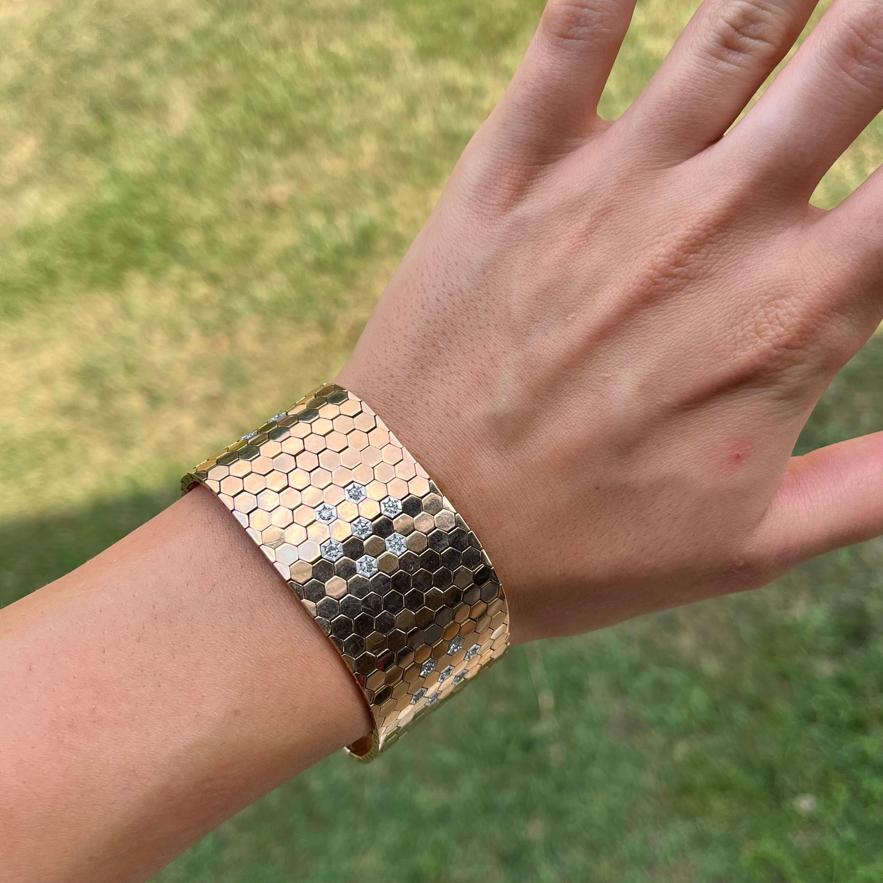 Pulsera Retro Ludo Diamante 18KT en venta 1