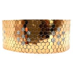 18KT Retro Ludo Diamantarmband