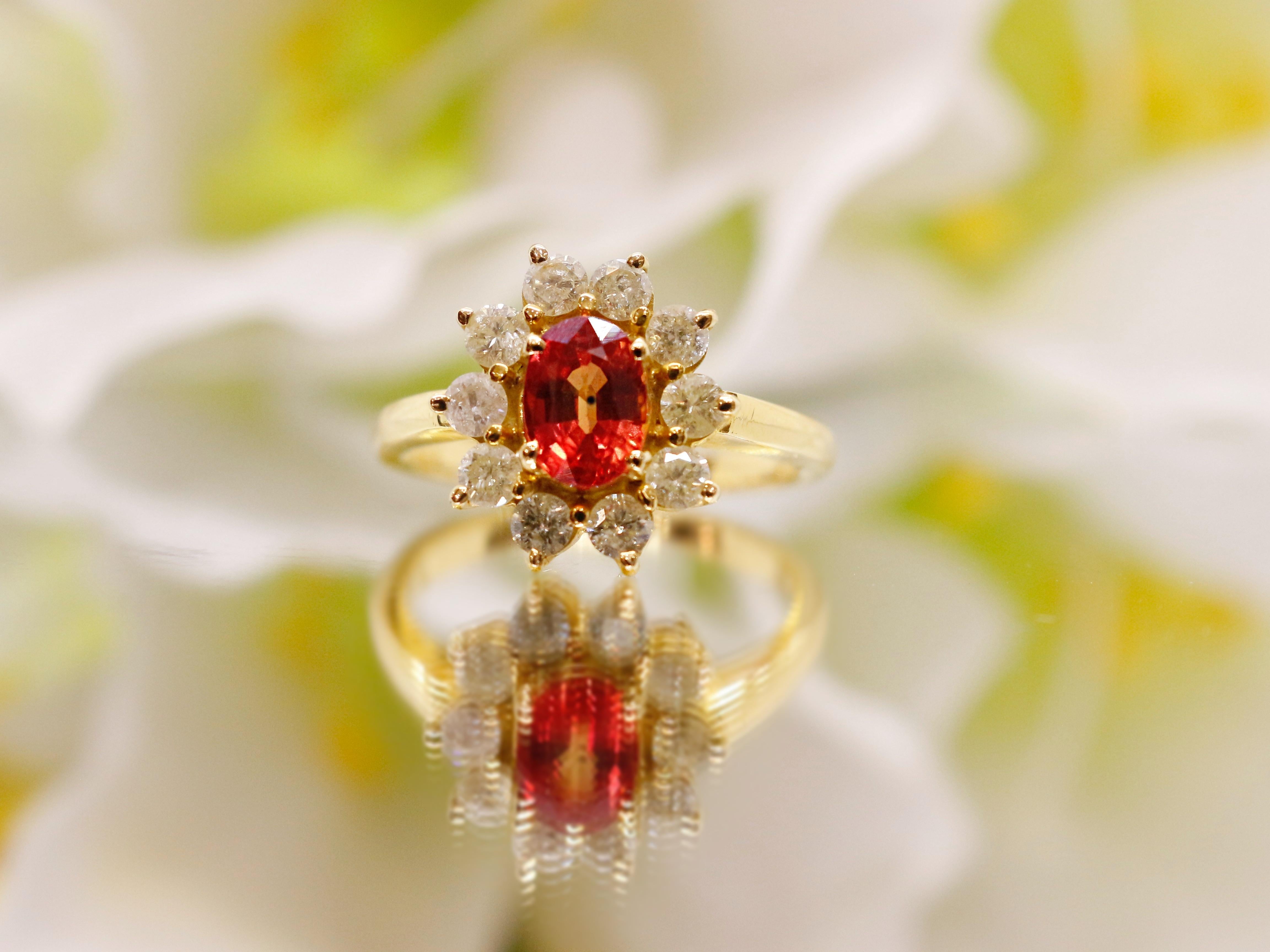 ◆Detail description◆

◆Solid 18kt Gold (shown in picture)

◆Ruby Weight: 2 CT

◆Diamond Carat: 0.15 CT

◆Diamond Shape: Round mixed

◆Total Weight: 5.3 Gram