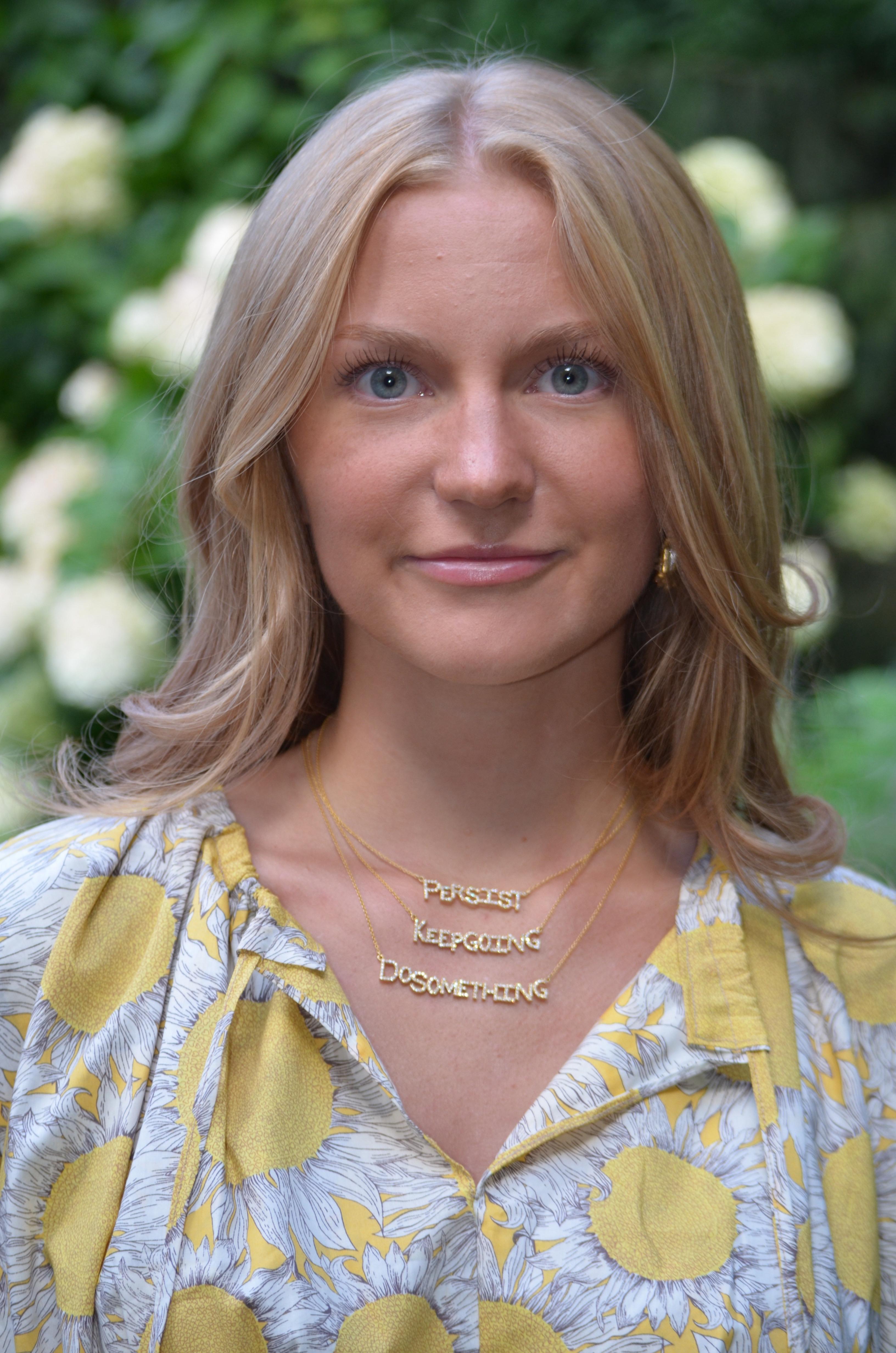 18kt Gold Plated PERSIST necklace in vendita 2