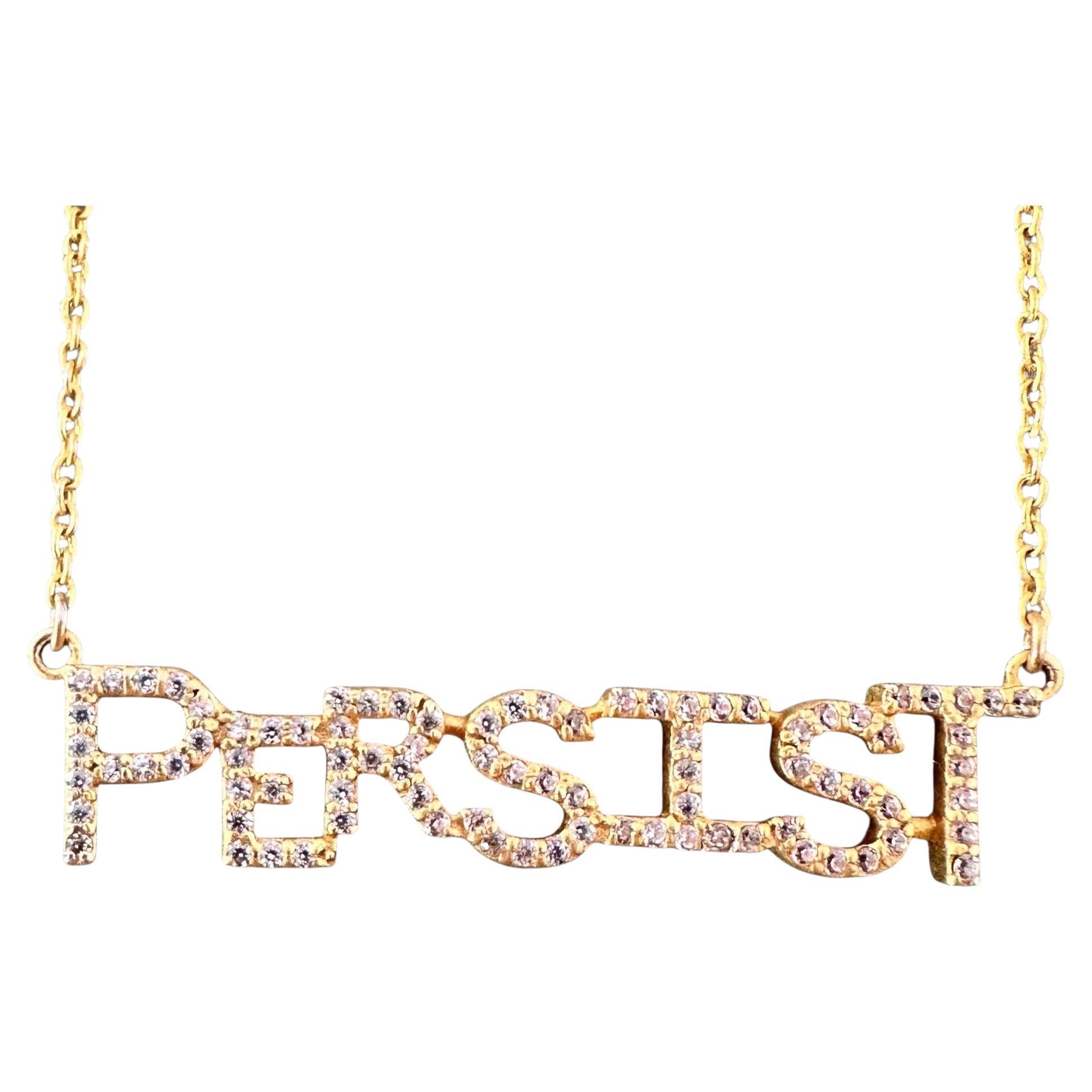 Collana PERSIST placcata oro 18kt
