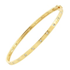 18kt gold pleated crystals embellished bracelet NWOT
