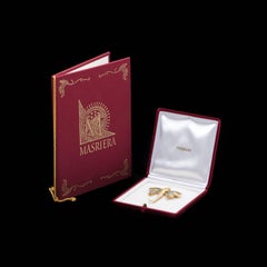 18 Karat Gold Plique-à-Jour Nymph von Masriera