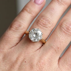 18KT Gold Solitaire Diamond Ring 2.80ct