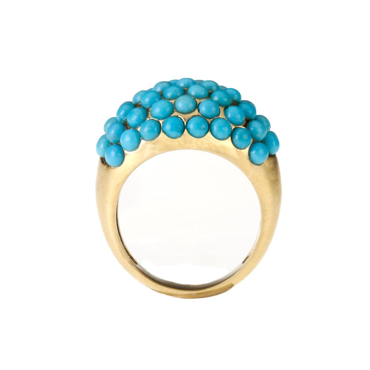 turquoise band rings
