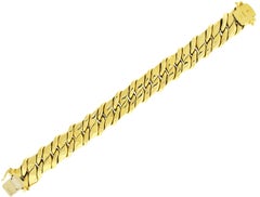 18kt Gold Woven Bracelet Made by Abel & Zimmerman for Pampillonia Jewelers
