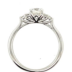 Hearts on Fire 0.60 CTW Diamond 18 Karat White Gold Engagement Ring