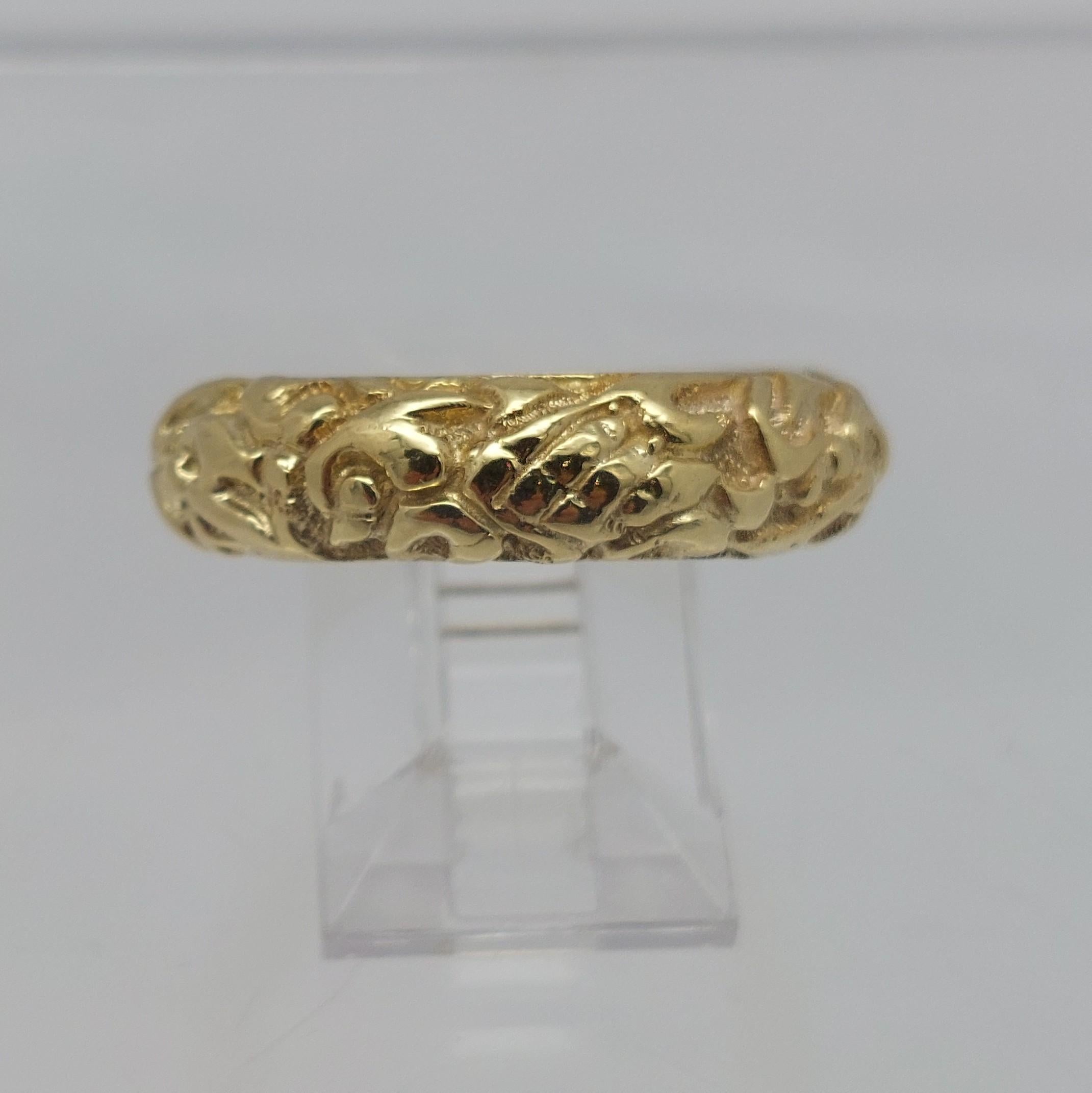 da uomo o donna Fascia 18KT 