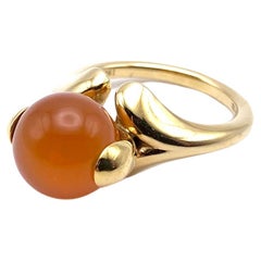 18KT Marina B Karneolring