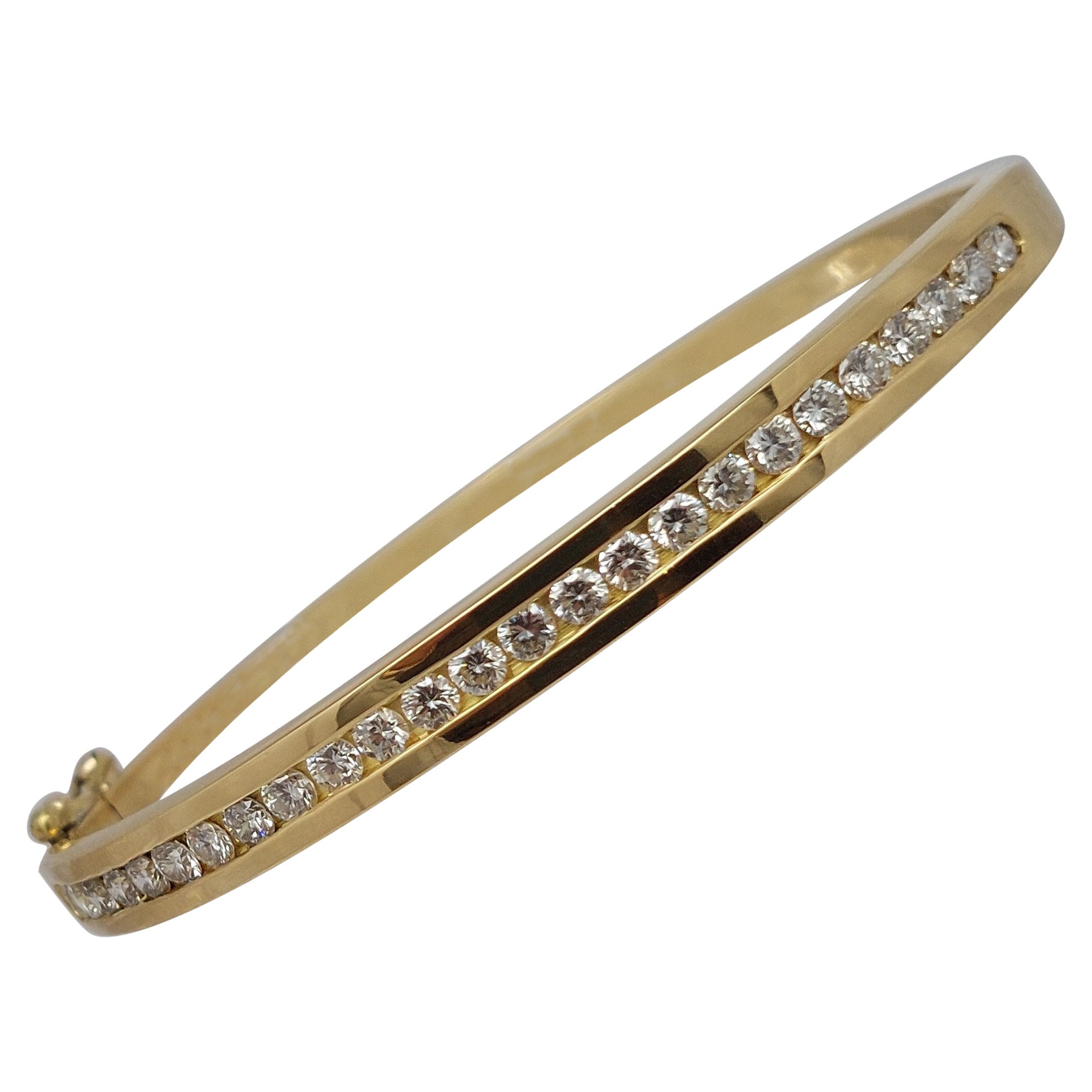 Bracciale con diamante naturale 18KT