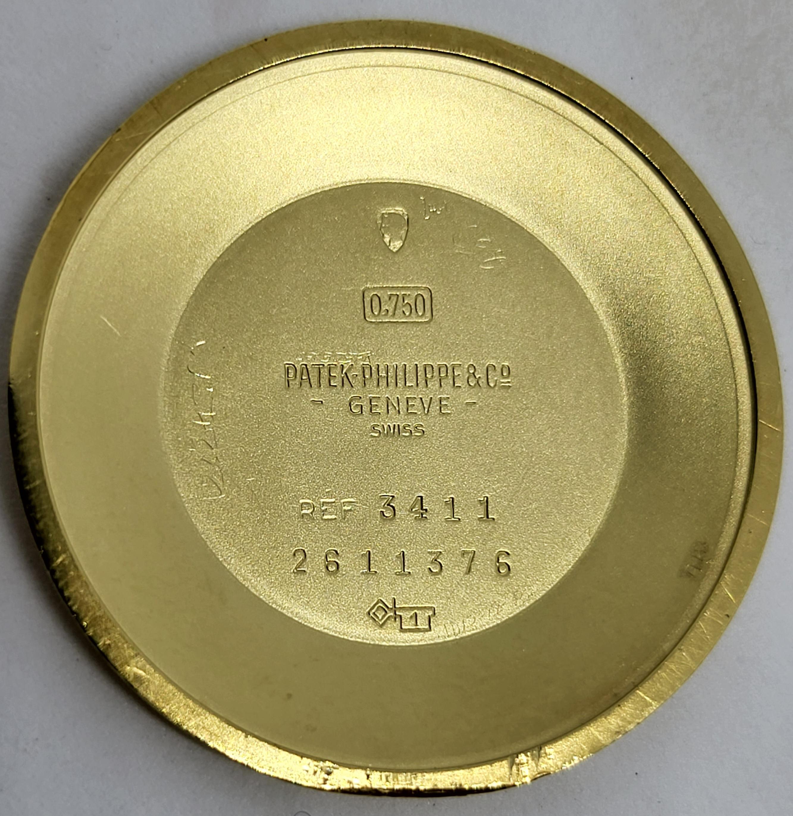 18kt Patek Philippe Calatrava Gubelin Handaufzug Ref. 3411, Cal 27SC 9