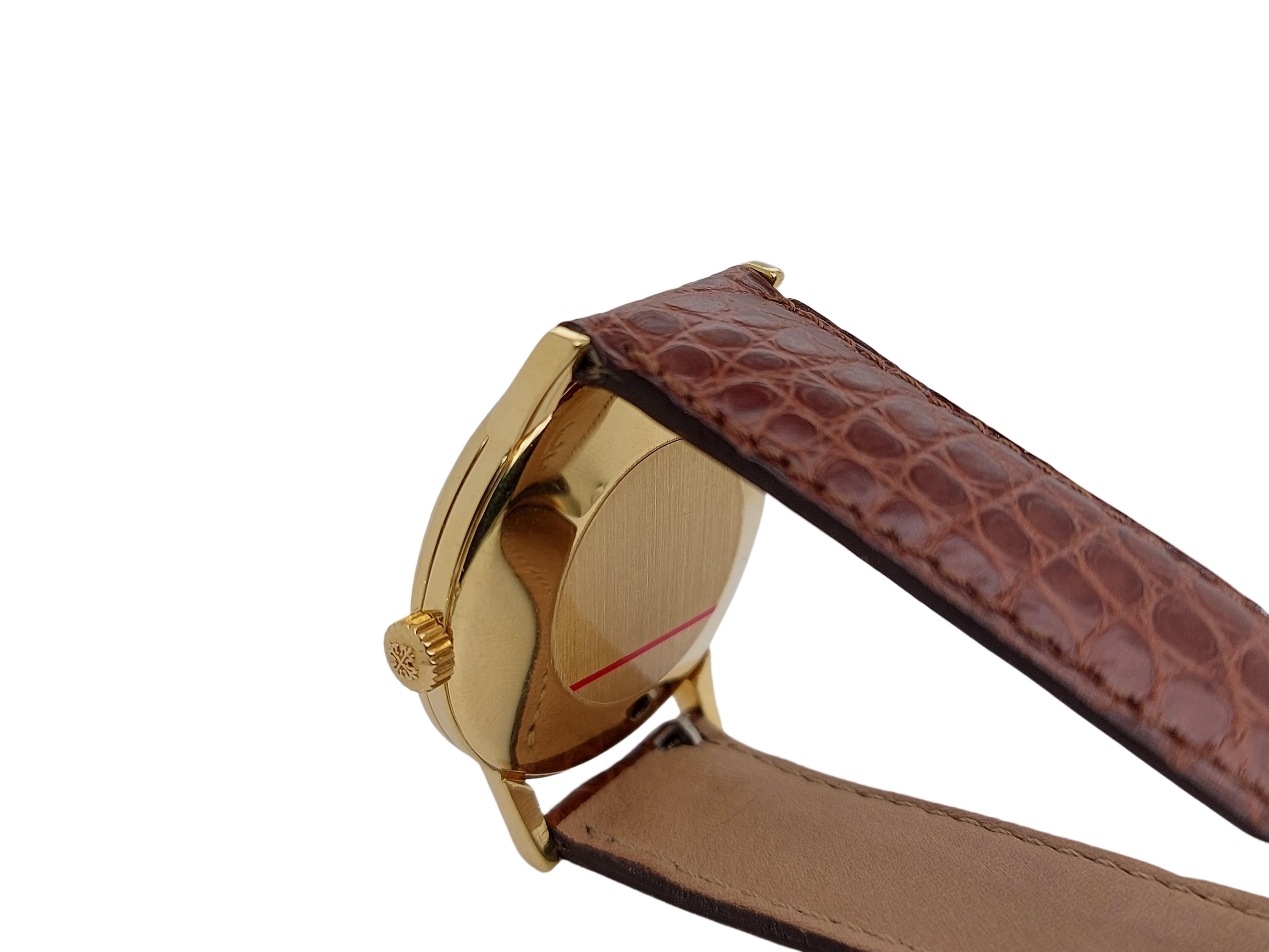 18kt Patek Philippe Calatrava Gubelin Handaufzug Ref. 3411, Cal 27SC 3