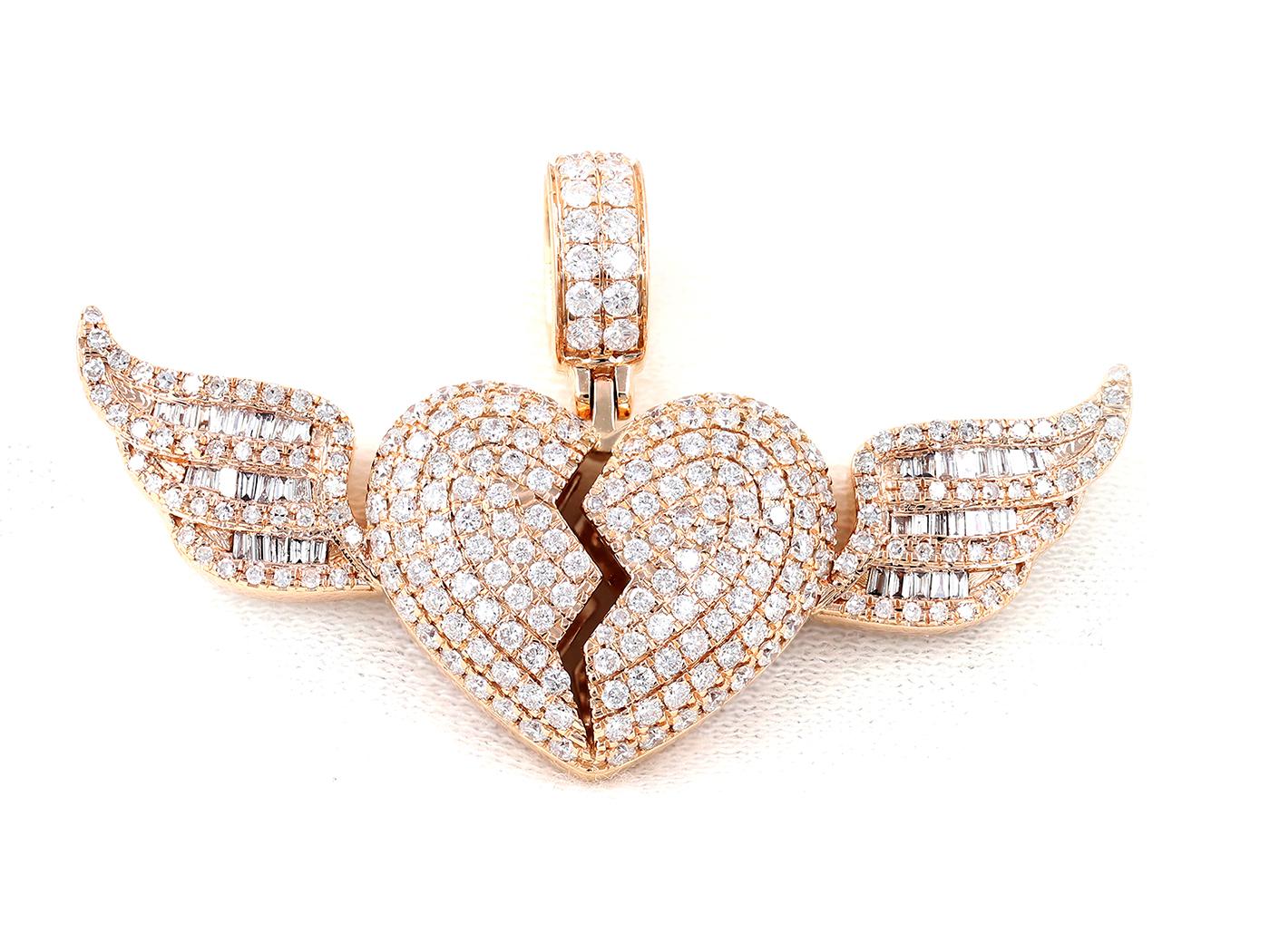 Taille baguette Pendentif 