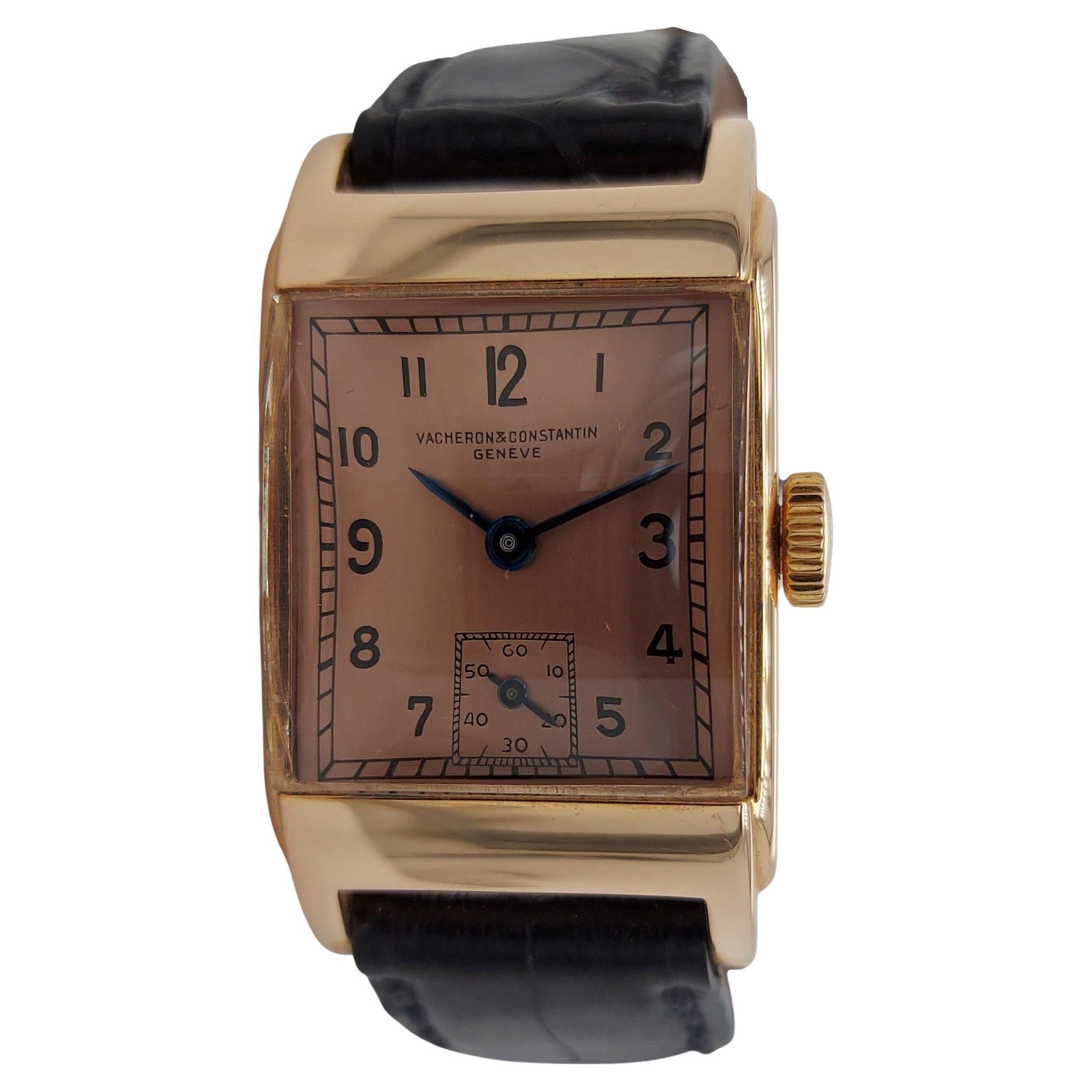18kt Pink Gold Vacheron Constantin Manual Winding, Excellent Condition from 1935 3