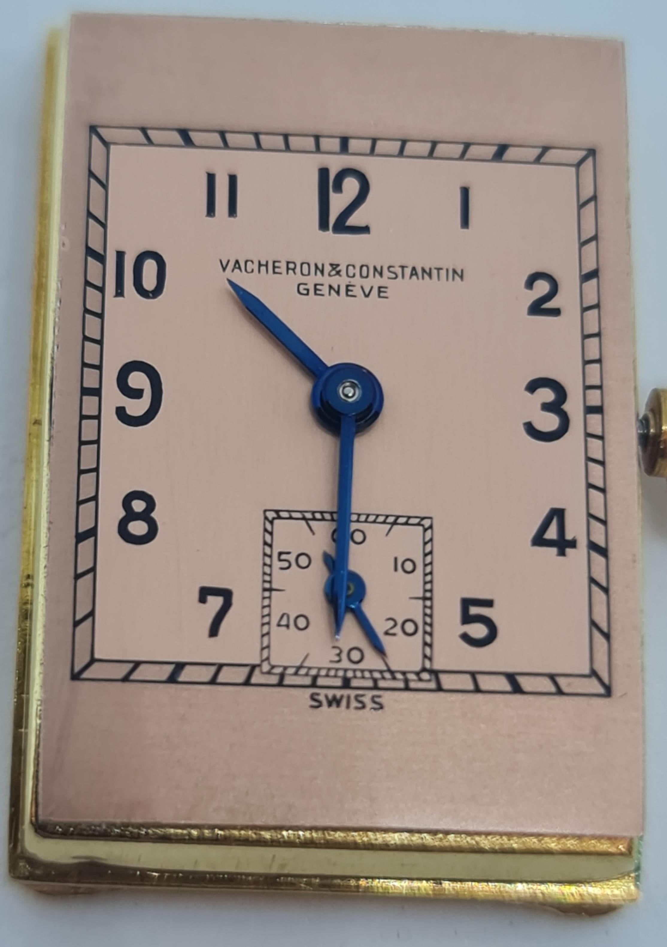18kt Pink Gold Vacheron Constantin Manual Winding, Excellent Condition from 1935 For Sale 2