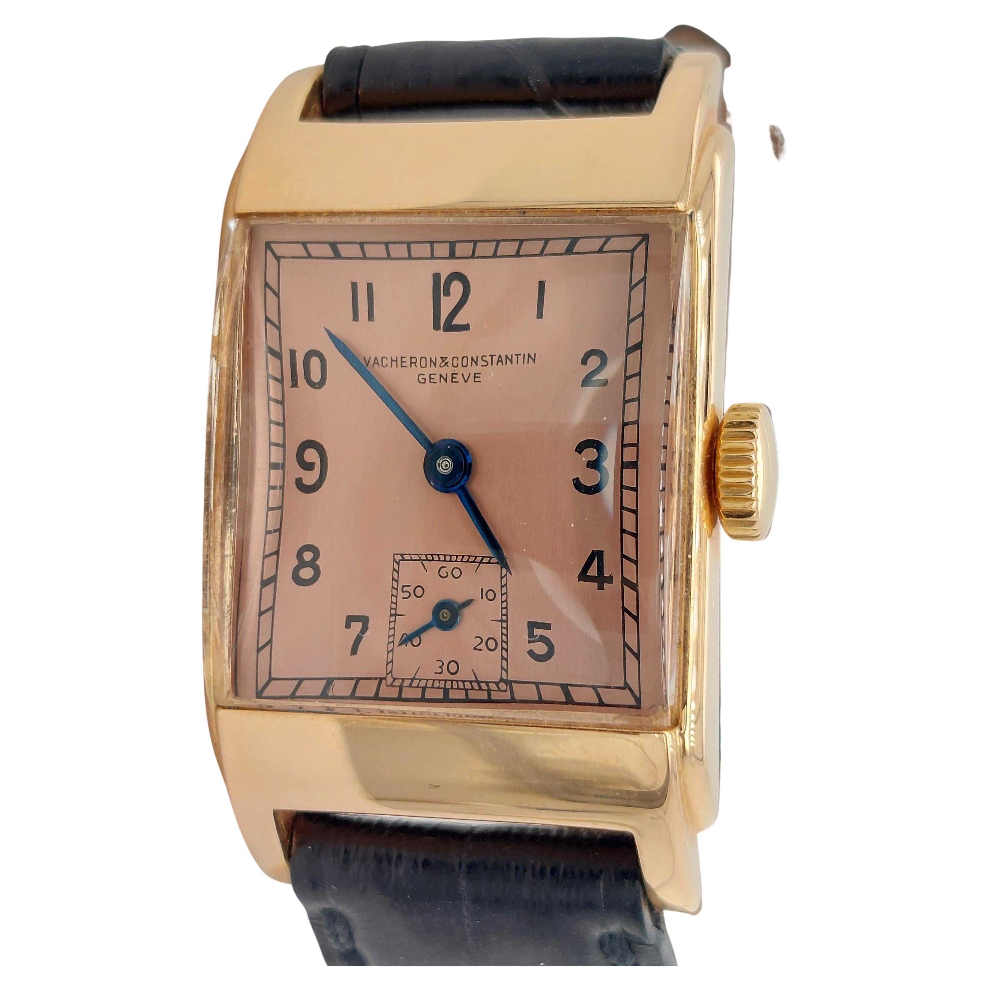 18kt Pink Gold Vacheron Constantin Manual Winding, Excellent Condition from 1935
