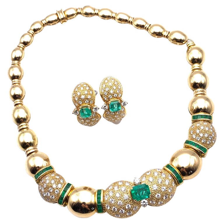 Diamanti Parure Smeraldo Parure Demi Con Smeraldo E Diamante D