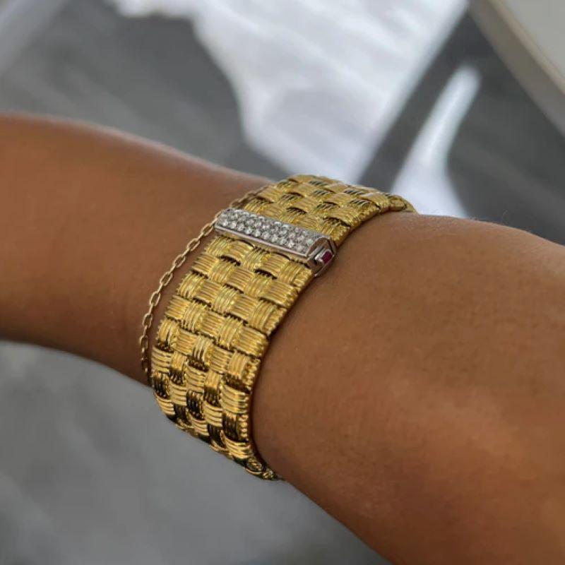 roberto coin woven bracelet