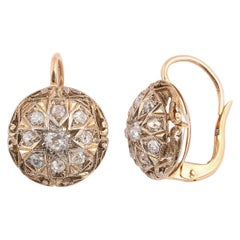 18 Karat Rose Gold and Diamond Cluster Ring