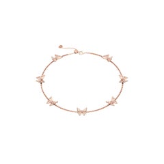 18kt Rose Gold Multi-Motif Necklace with Diamonds, Avia by Renu Oberoi