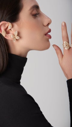18kt Rose gold Pasquale Bruni ear cuff