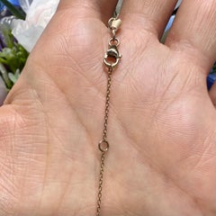 18KT Rose Gold Pink Sapphire & Diamond Necklace – SDP052 ITTI