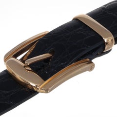 18Kt Rose Gold Precious Belt Buckle Made in Italy Gift Idea
