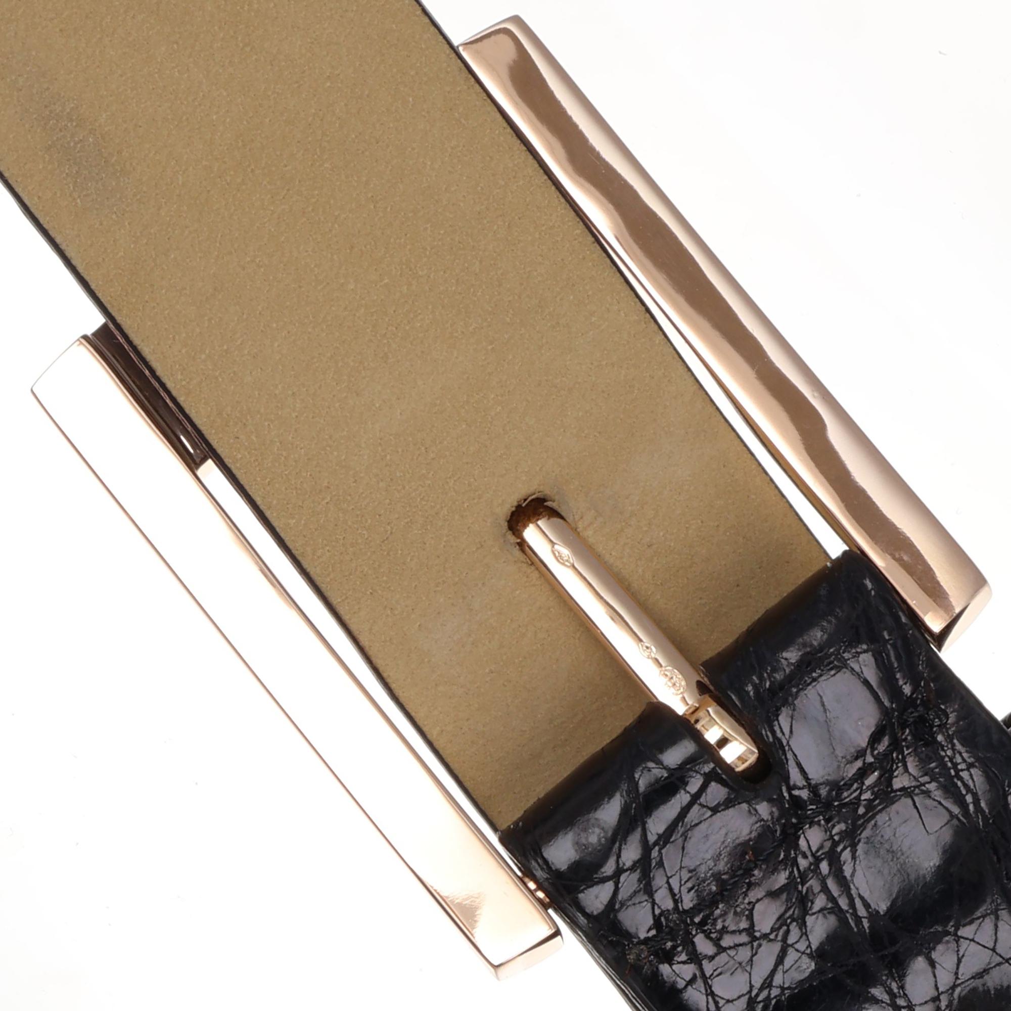 Boucle de ceinture précieuse en or rose 18Kt Made in Italy Idée cadeau Neuf - En vente à Bergamo, BG