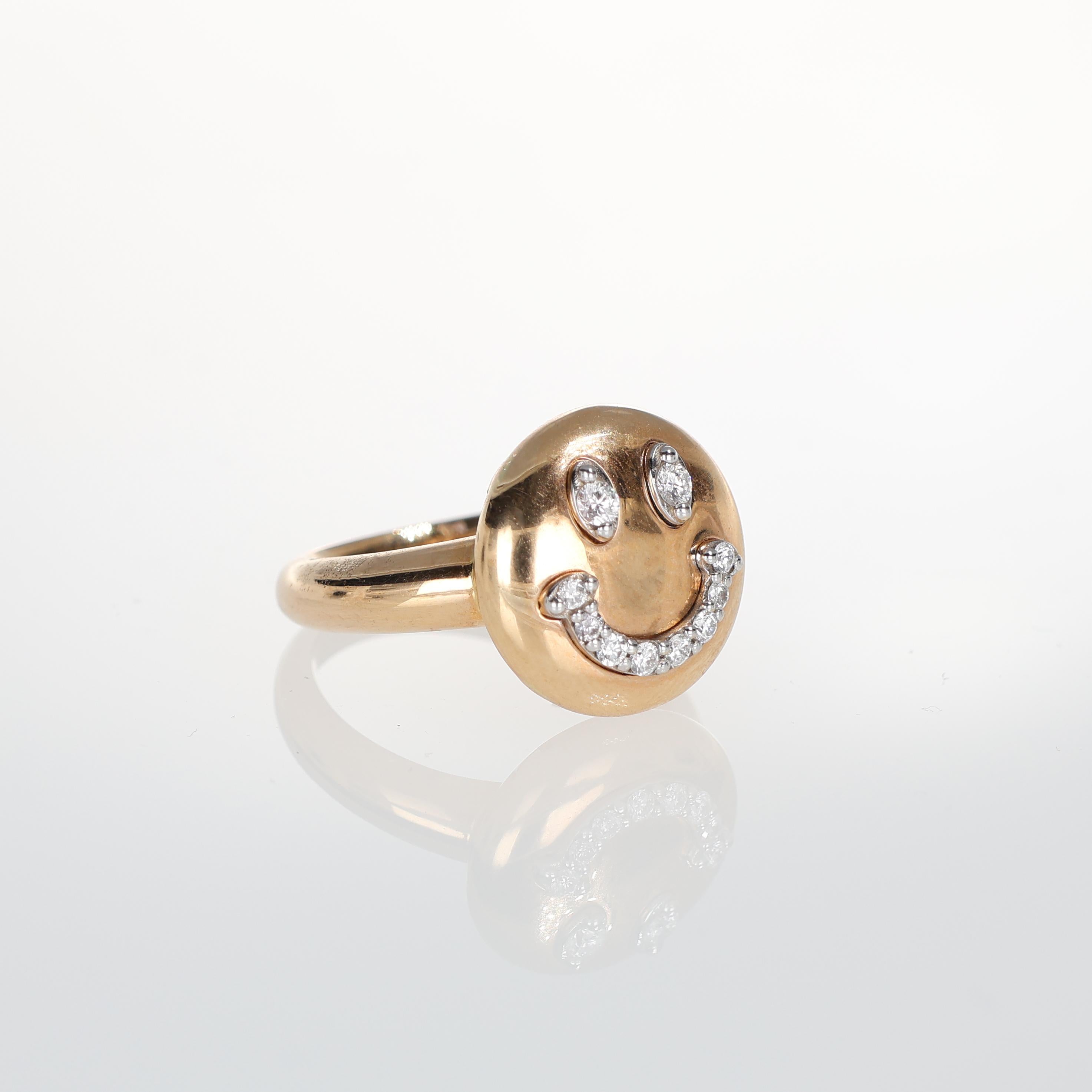 Brilliant Cut 18kt Rose Gold 