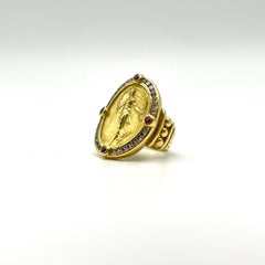 18KT SeidenGang Athena Diamond and Ruby Ring