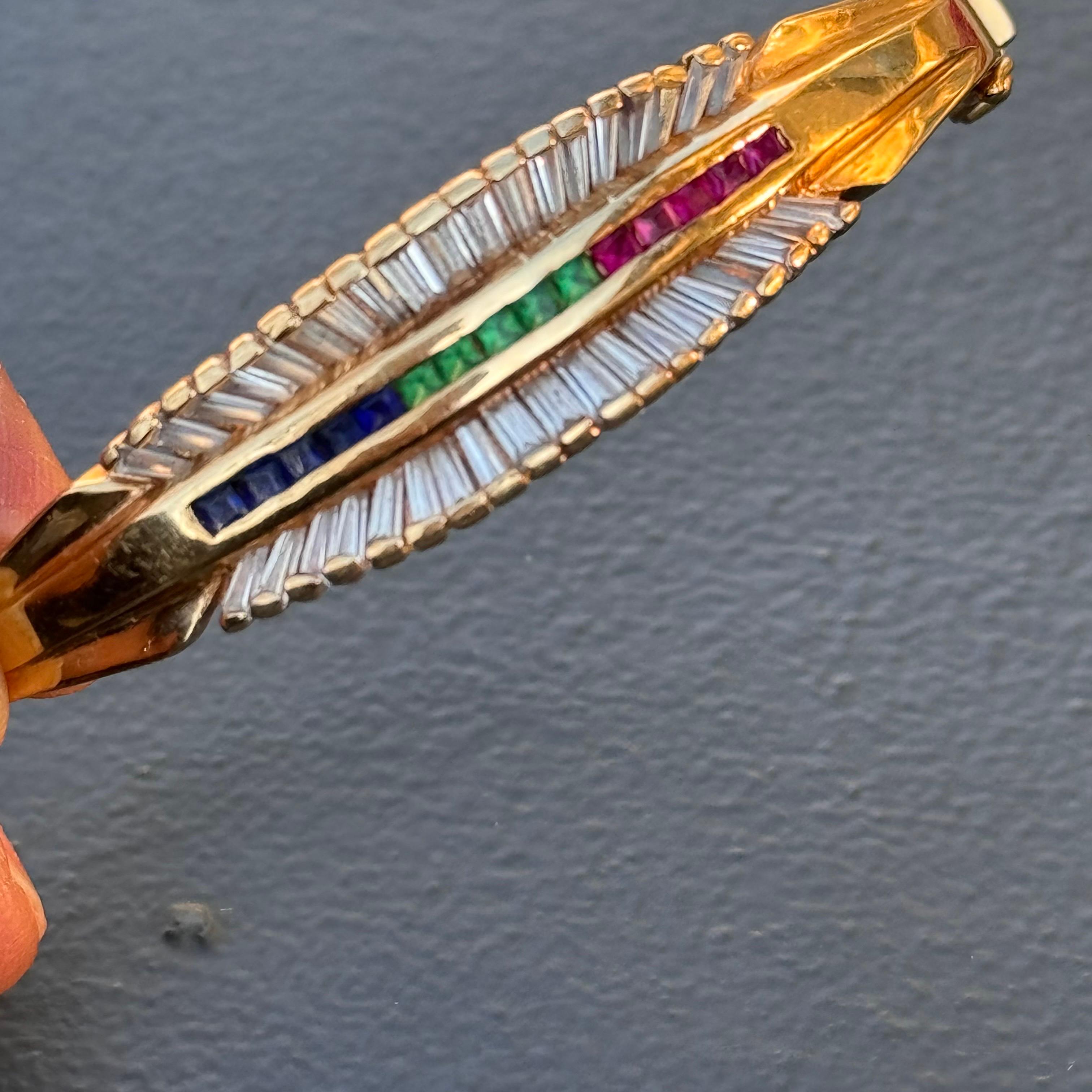 18kt Massivgold Armspange Armband  im Zustand „Gut“ im Angebot in Plainsboro, NJ