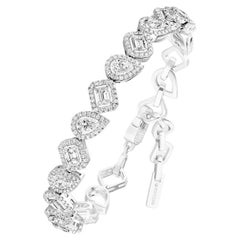 18kt The My Twin River Bracelet  in white gold with Diamonds by Messika