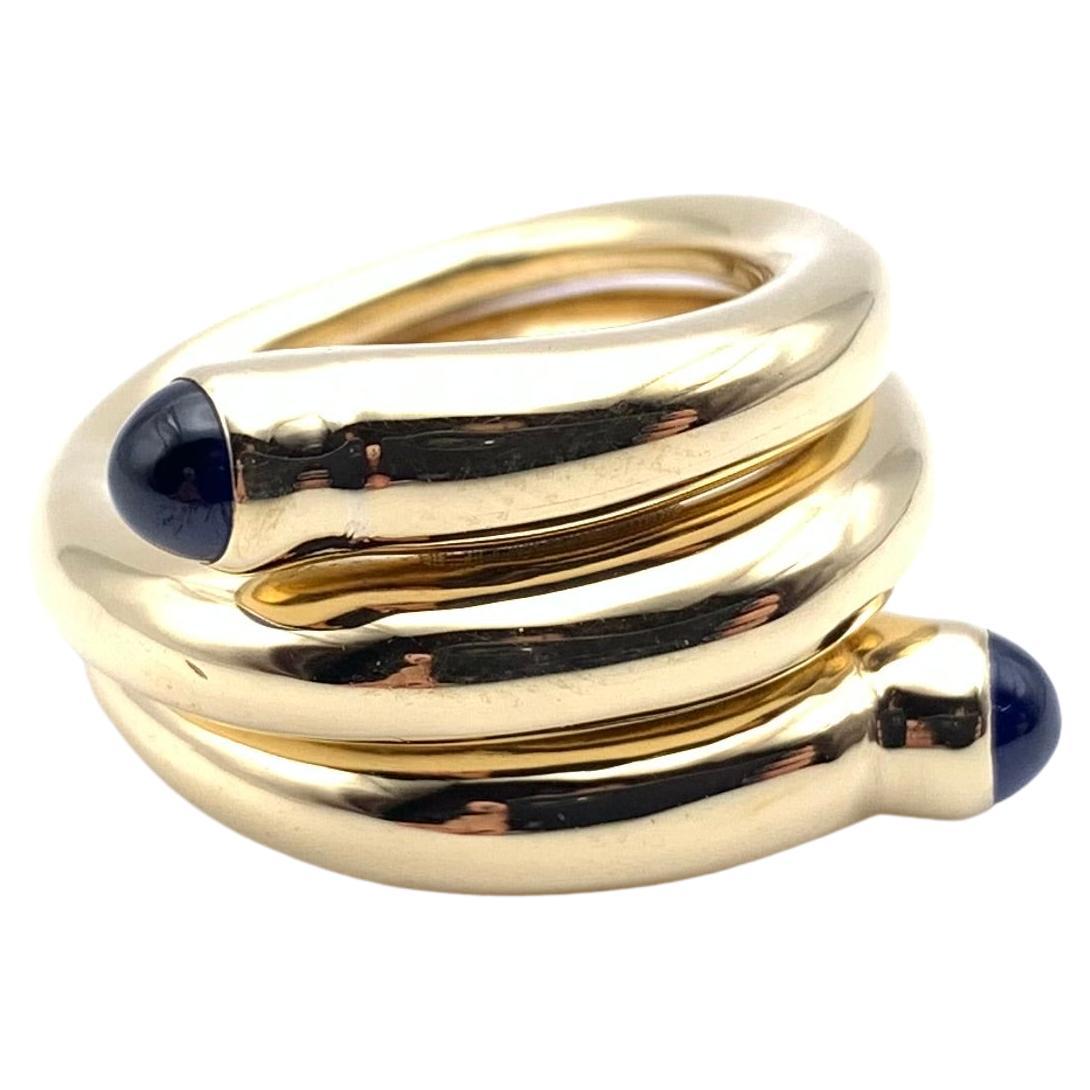 18KT Tiffany & Co. x Jean Schlumberger Cabochon Sapphire Wrap Ring