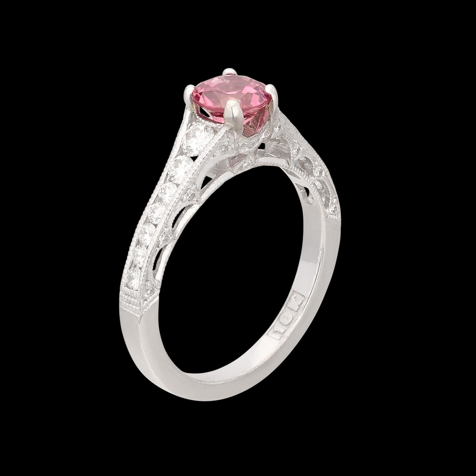 Women's 18kt Tourmaline & Diamond Ring by Tacori For Sale